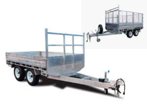 10×6 Flat Top / Flat Deck Trailer – 150×50×1800mm Drawbar | ATM 3500KG / 4500KG For Sale