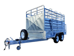12×6 Livestock / Cattle Trailer for Sale ATM 3500KG/4200KG with Side Rails & Ramps
