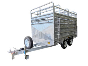 12×7 FLAT-TOP LIVESTOCK/CATTLE TRAILER FOR SALE ATM 3500KG/4500KG WITH Side Rails & Ramps