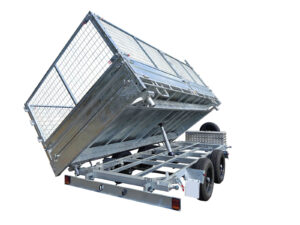 12×7 Hydraulic 3-Way Tipper Flat Top Trailer For Sale ATM-3500KG/4500KG